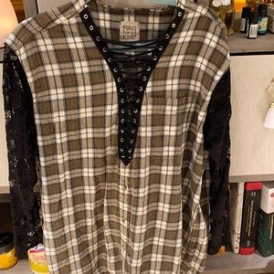 Furst of a kind oversize flannel size small